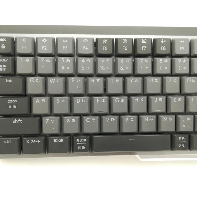 中古】Logicool MX MECHANICAL Clicky KX850FC 青軸 [グラファイト