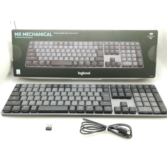中古】Logicool MX MECHANICAL Clicky KX850FC 青軸 [グラファイト