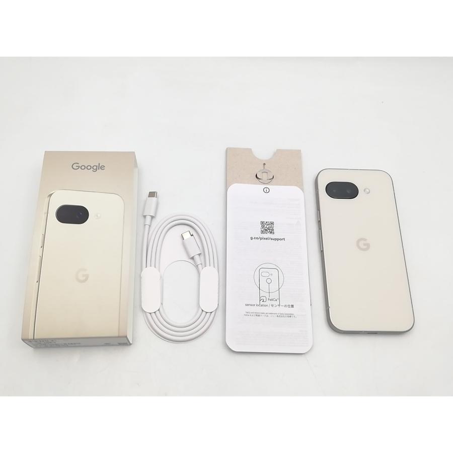 【中古】Google 国内版 【SIMフリー】 Pixel 9a ポーセリン 8GB 128GB【ECセンター】保証期間１ヶ月【ランクA】の画像