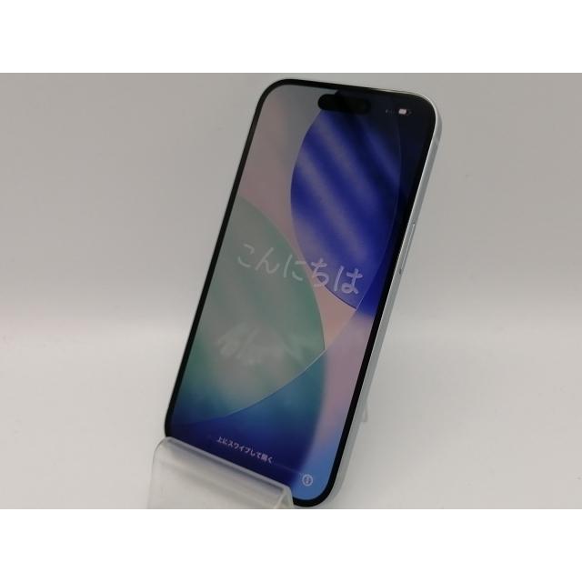【中古】Apple docomo 【SIMフリー】 iPhone 15 256GB ブルー MTMR3J/A【大須アメ横】保証期間１ヶ月【ランクA】の画像