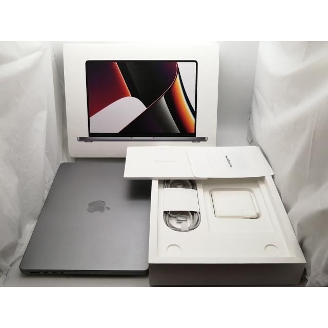 【中古】Apple MacBook Pro 14インチ M1 Pro(CPU:10C/GPU:16C) 16GB/1TB スペースグレイ MKGQ3J/A (14インチ, 2021)【大須2】保証期間１ヶ月【ランクB】の画像