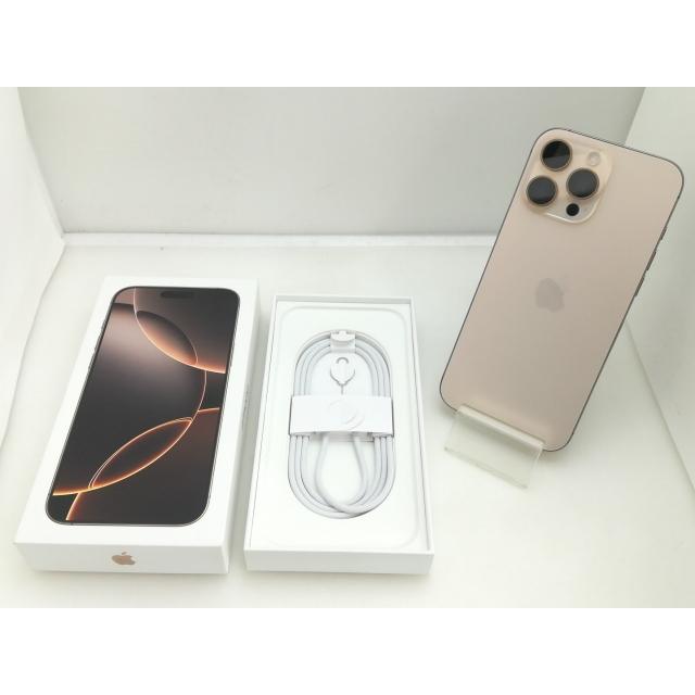 中古】Apple 国内版 【SIMフリー】 iPhone 16 Pro Max 256GB デザート