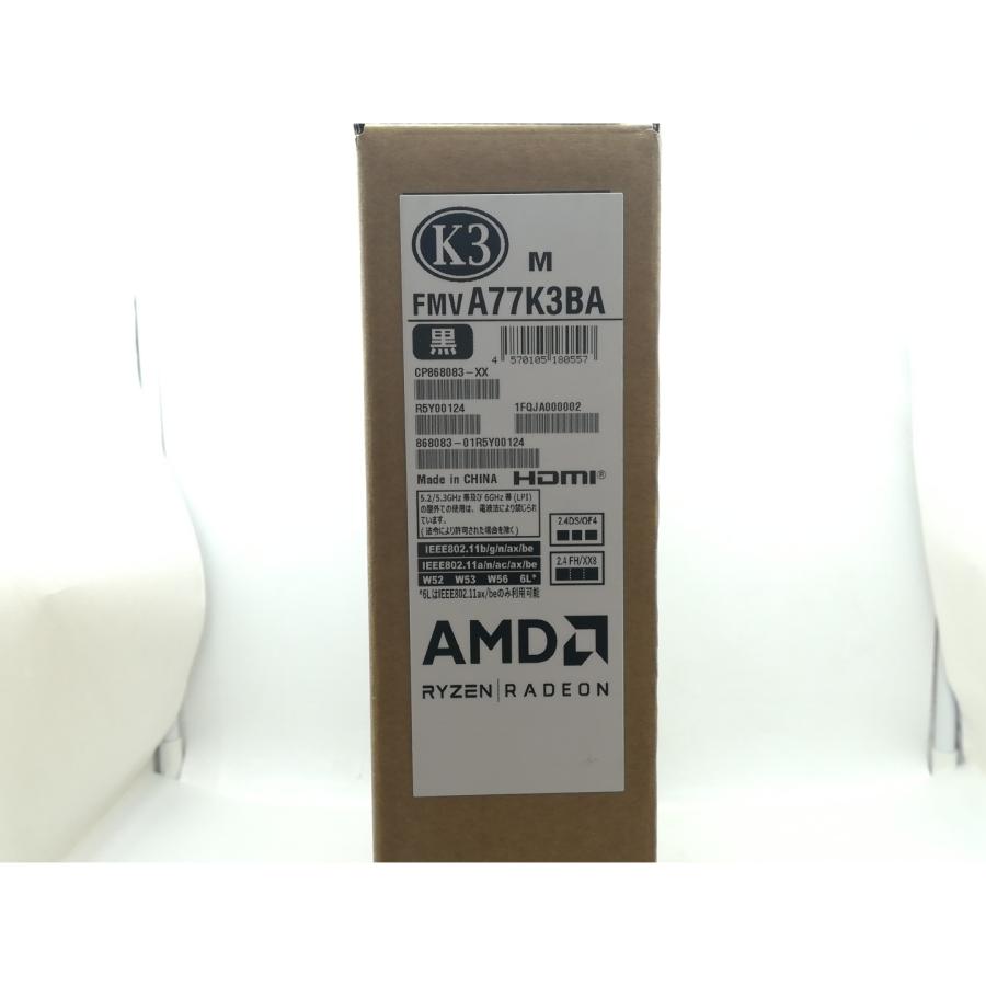 【未使用】Fujitsu FMV Note A A77-K3 FMVA77K3BA ブライトブラック 【R7-7735U 16G 512G(SSD) WiFi 16LCD(1920×1200)】【大須アメ横】保証期間３ヶ月の画像