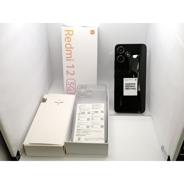中古】Xiaomi au 【SIMフリー】 Redmi 12 5G 4GB 128GB ミッドナイト
