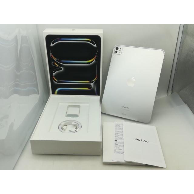 【中古】Apple 【Wi-Fi】 11インチ iPad Pro（M4/2024） 256GB シルバー 標準ガラス MVV93J/A【大須】保証期間１ヶ月【ランクA】の画像