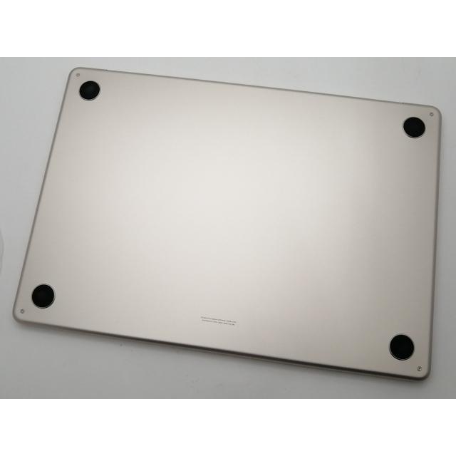【中古】Apple MacBook Air 15インチ M3(CPU:8C/GPU:10C) 16GB/256GB スターライト MC9F4J/A (15インチ, M3, 2024)【大須2】保証期間１ヶ月【ランクA】の画像