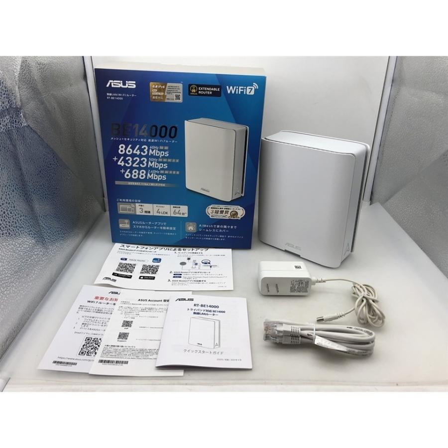 中古】ASUS RT-BE14000RT-BE92U Wi-Fi7(11be)対応無線LANルーター