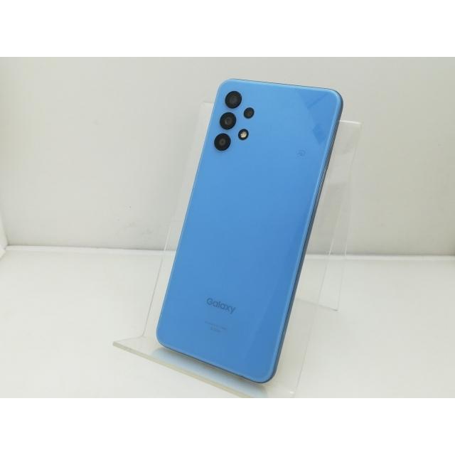 Galaxy - 【中古・SIMロック解除済】Galaxy A32 5G オーサムブルー 中古】SAMSUNG au 【SIMロック解除済み】 Galaxy A32 5G オーサム