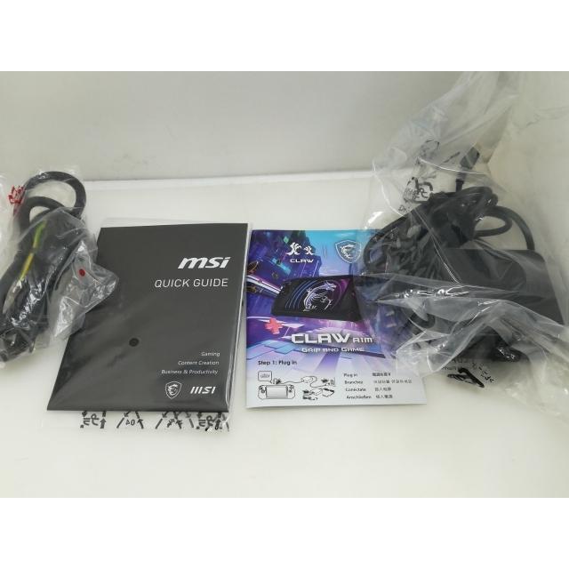 【中古】MSI Claw A1M CLAW-A1M-002JP 【Core Ultra 7 155H 16G 1T(SSD) WiFi 7インチ(1920x1080/120Hz)】【大須】保証期間１ヶ月【ランクA】の画像