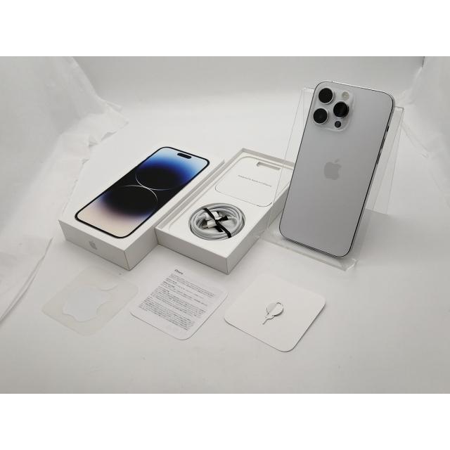 【中古】Apple 国内版 【SIMフリー】 iPhone 14 Pro Max 512GB シルバー MQ9G3J/A【大須2】保証期間１ヶ月【ランクB】の画像