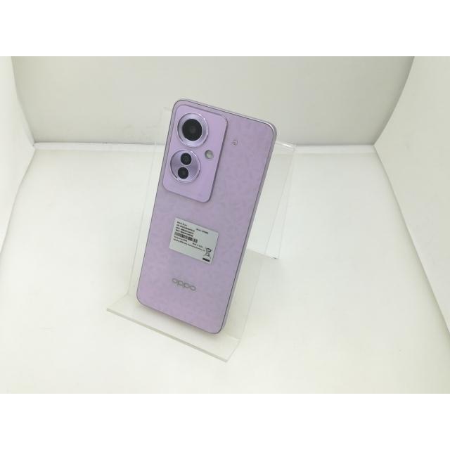 中古】Oppo 国内版 【SIMフリー】 OPPO Reno11 A コーラルパープル 8GB 