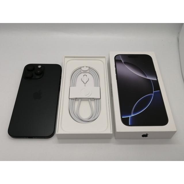 【中古】Apple docomo 【SIMフリー】 iPhone 16 Pro Max 256GB ブラックチタニウム MYWG3J/A【大須アメ横】保証期間１ヶ月【ランクA】の画像