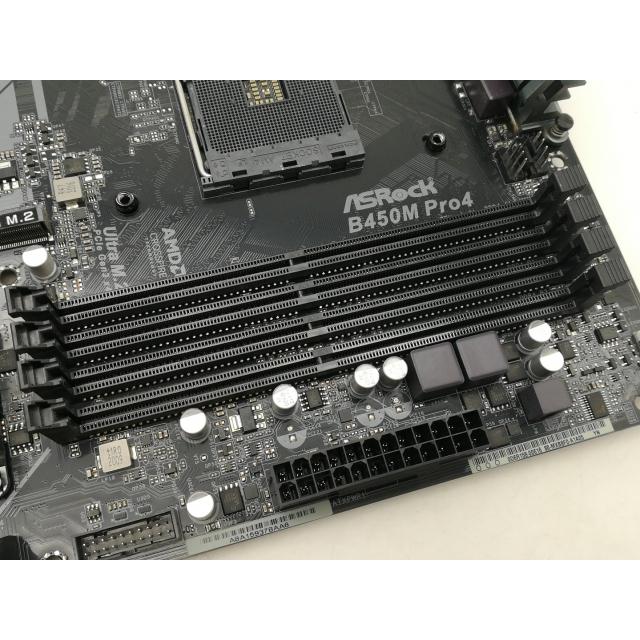 中古】ASRock B450M Pro4 B450/AM4/MicroATX【大須】保証期間1週間