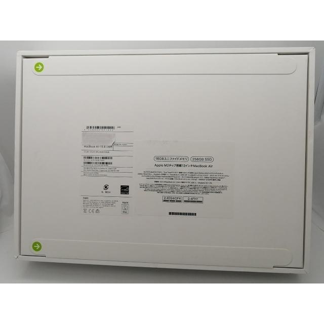 【未使用】Apple MacBook Air 13インチ M2(CPU:8C/GPU:8C) 16GB/256GB スターライト MC7W4J/A (M2,2022)【大須2】保証期間３ヶ月の画像