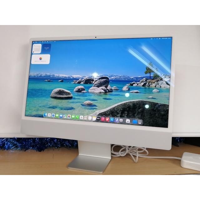中古】Apple iMac 24インチ CTO (M1・2021) シルバー M1(CPU:8C/GPU:7C
