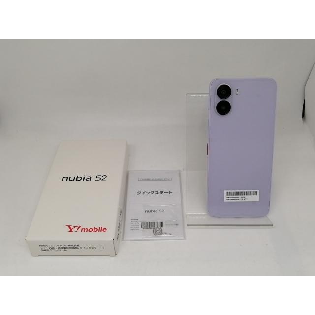 nubia S2 ラベンダー 　 2026年4月購入 SIMフリー 未使用】Nubia ymobile 【SIMフリー】 nubia S2 6GB 128GB ラベンダー
