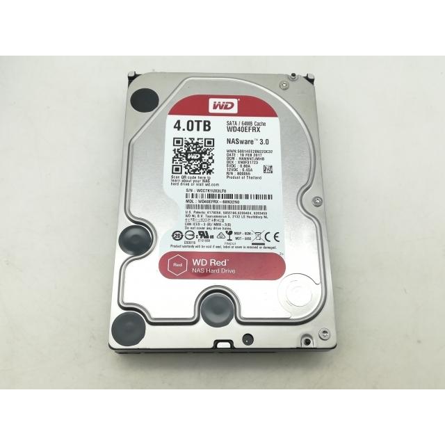 【中古】WD Red WD40EFRX SATA3.0 5400rpm 64MB 中古】W.D. WD40EFRX WD Red 4TB/5400rpm/64MB/6Gbps【大須】保証期間