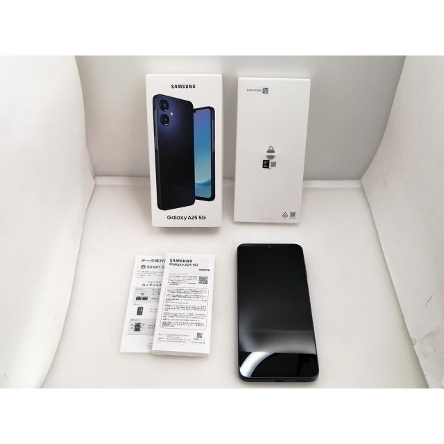 中古】SAMSUNG UQmobile 【SIMフリー】 Galaxy A25 5G ブラック 4GB 