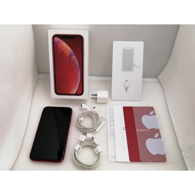 中古】Apple au 【SIMロック解除済み】 iPhone XR 64GB (PRODUCT)RED