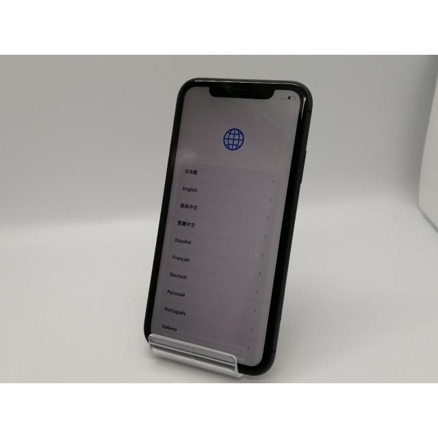 中古】Apple UQmobile 【SIMロック解除済み】 iPhone 11 ブラック 64GB