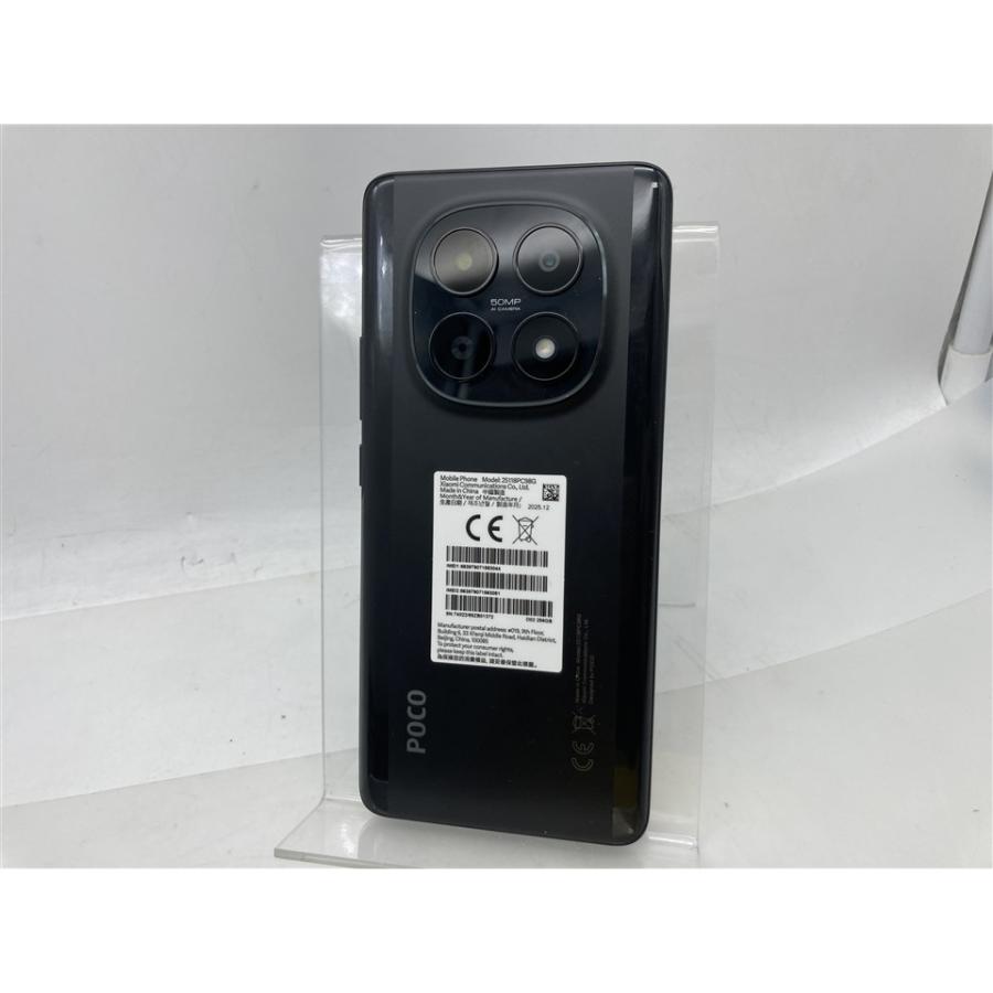 中古】Xiaomi 海外版【SIMフリー】 POCO M8 5G ブラック 8GB 256GB