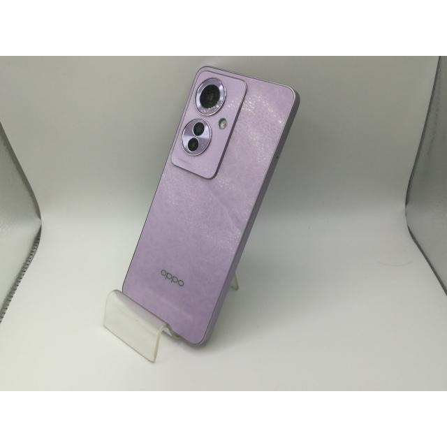 中古】Oppo 国内版 【SIMフリー】 OPPO Reno11 A コーラルパープル 8GB 
