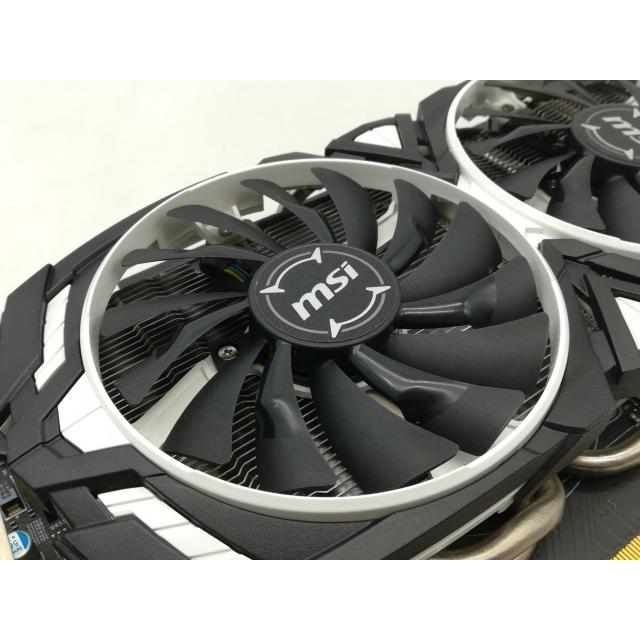 中古】MSI GeForce GTX 1080 ARMOR 8G OC GTX1080/8GB(GDDR5X)/PCI-E 