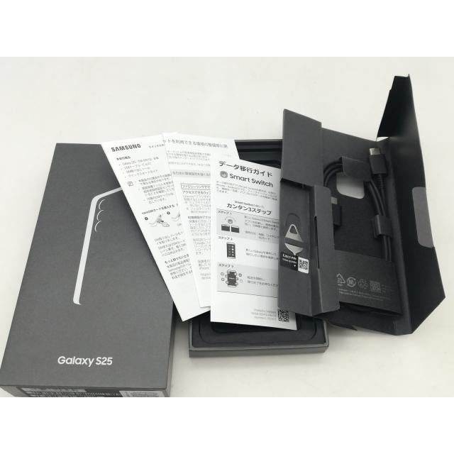 中古】SAMSUNG 国内版 【SIMフリー】 Galaxy S25 ブルーブラック 12GB