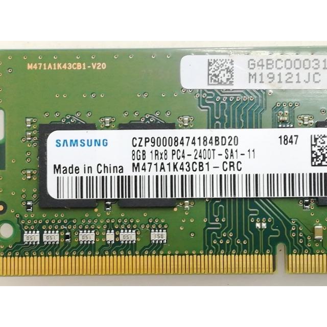 中古】260PIN 8GB DDR4-2400(PC4-19200) SODIMM 【ノートPC用】【大須