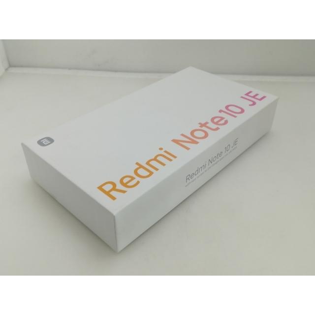 未使用】Xiaomi UQmobile 【SIMフリー】 Redmi Note 10 JE クローム