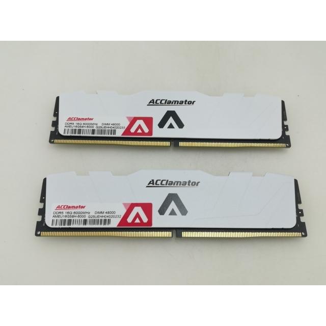 中古】DDR5 16GB 2枚組（合計32GB） DDR5-6000(PC5-48000