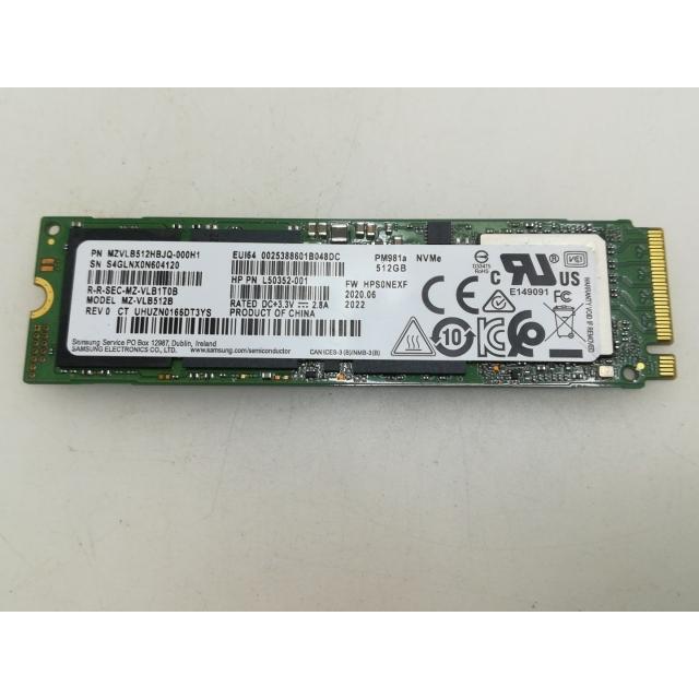 中古】各社 512GB SSD (M.2 2280/PCIe3.0 NVMe)【大須】保証期間1週間