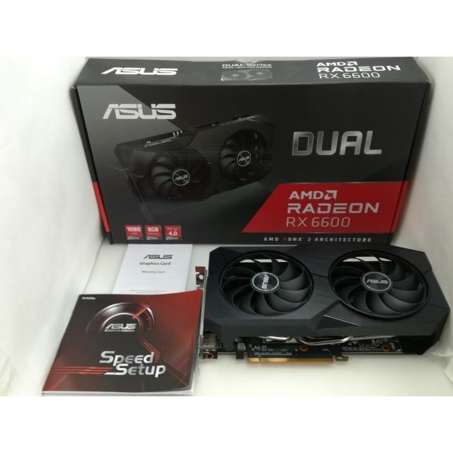 ASUS Radeon RX6600 中古 中古】ASUS DUAL-RX6600-8G-V2 (Radeon RX 6600 8GB) RX6600/8G【大須