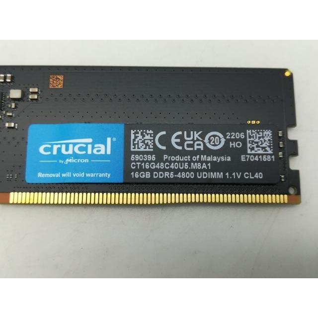 中古】DDR5 16GB DDR5-4800(PC5-38400)【デスクトップPC用】【大須