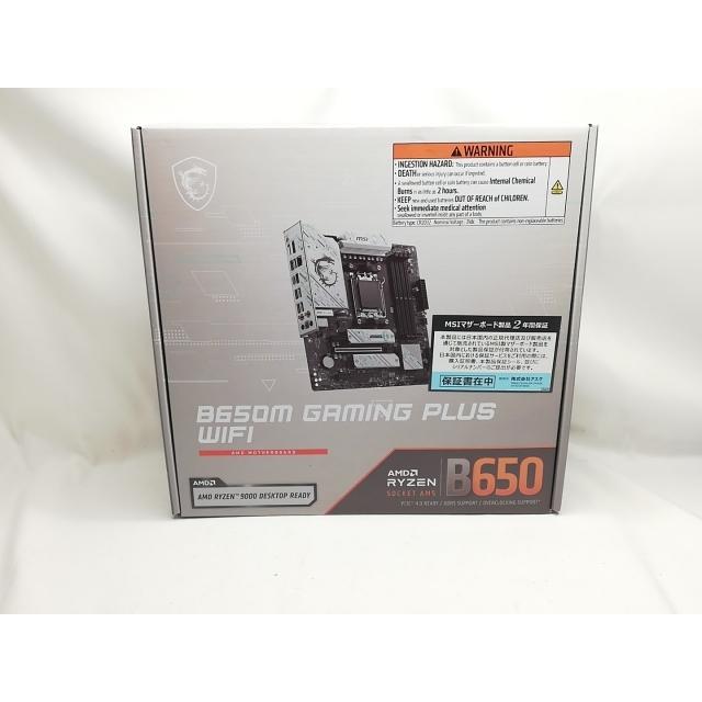 B650M GAMING PLUS 【オレンジ】 WIFI B650/AM5/MicroATX【秋葉3号】保証期間１週間