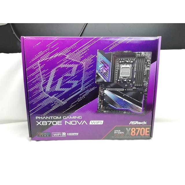 中古】ASRock X870E Nova WiFi X870E/AM5/ATX【秋葉3号】保証期間1