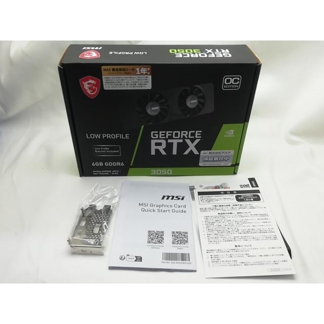 【新品未開封】MSI GeForce RTX 3050 6GB GDDR6 Amazon | MSI GeForce RTX 3050 LP 6G OC PCIe4.0 ロープロファイル