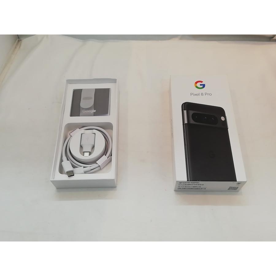 中古】Google 国内版 【SIMフリー】 Pixel 8 Pro オブシディアン 12GB