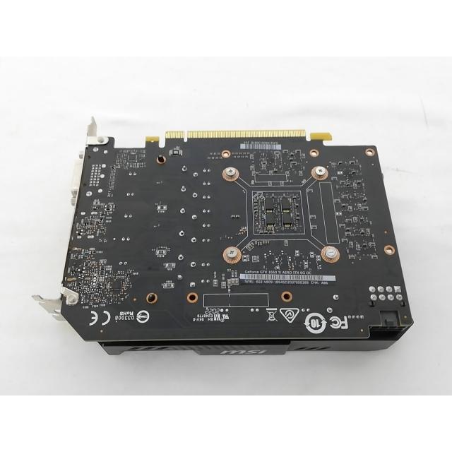 中古】MSI GeForce GTX 1660 Ti AERO ITX 6G OC GTX1660Ti/6GB(GDDR6