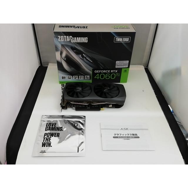 中古】ZOTAC ZOTAC GAMING GeForce RTX 4060 Ti 8GB Twin Edge ZT