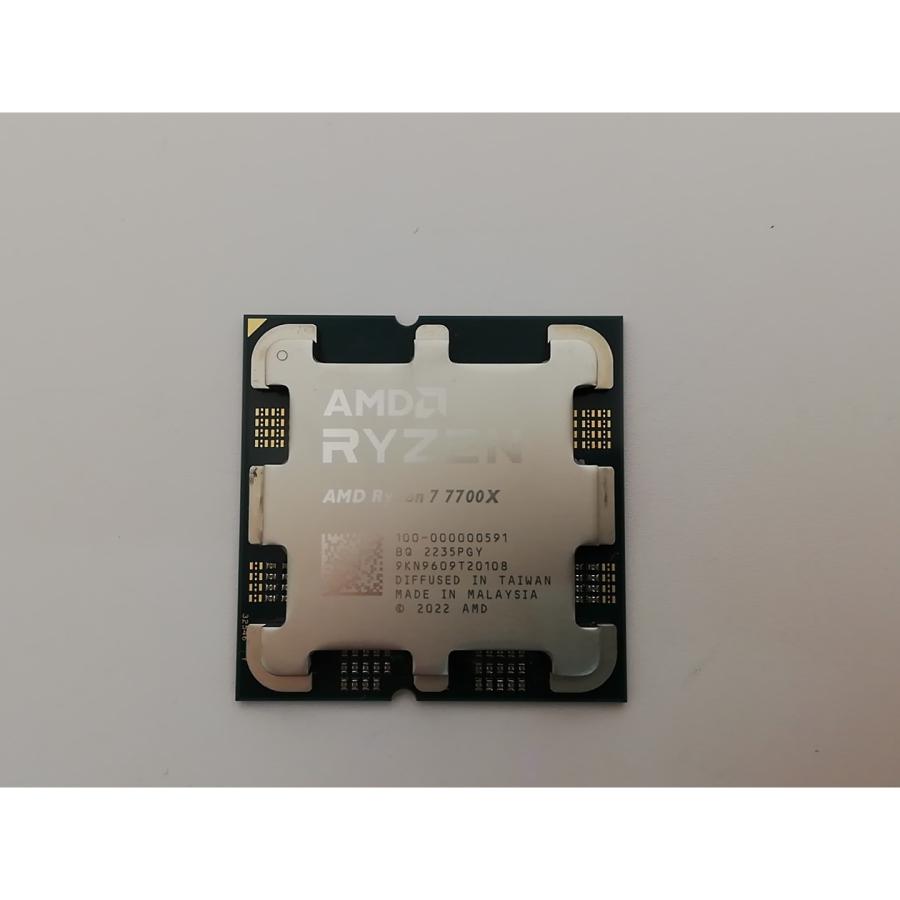 中古】AMD Ryzen 7 7700X (4.5GHz/TC:5.4GHz) bulk AM5/8C/16T/L3 32MB