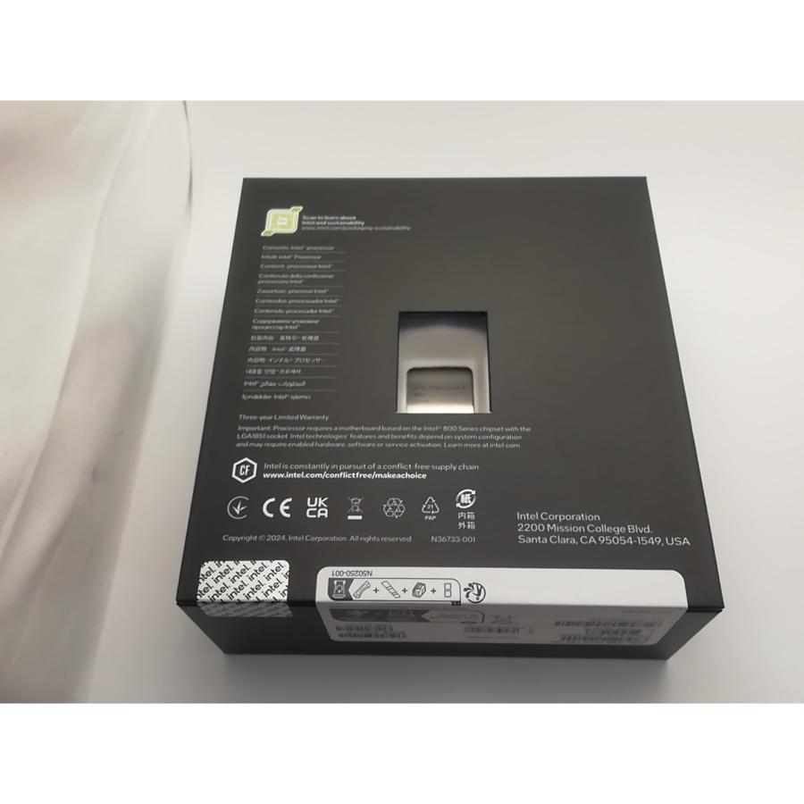 未使用】Intel Core Ultra 9 285K(3.7GHz) Box LGA1851/24C(P:8C/E:16C