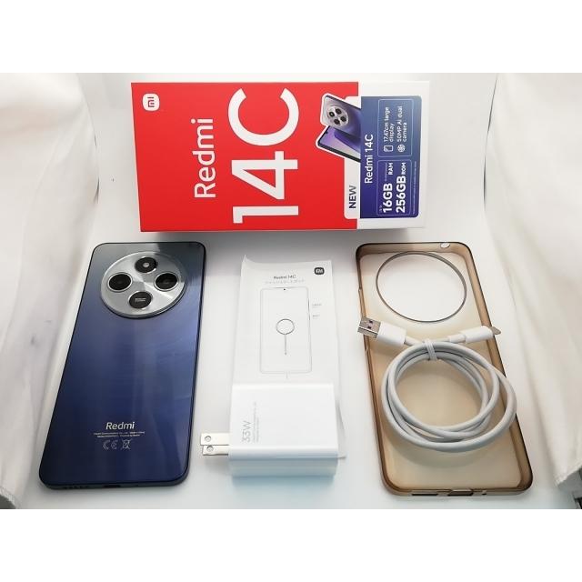 中古】Xiaomi 国内版 【SIMフリー】 Redmi 14C スターリーブルー 8GB