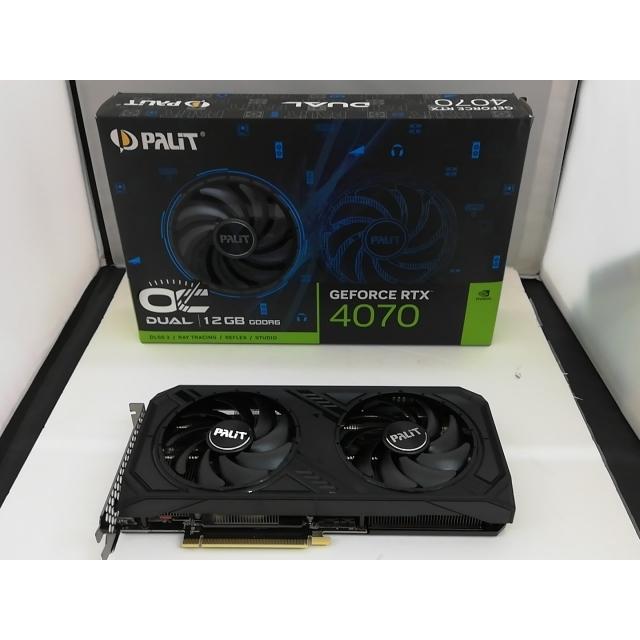 中古】Palit NE64070S19K9-1048D (GeForce RTX 4070 Dual OC 12GB 