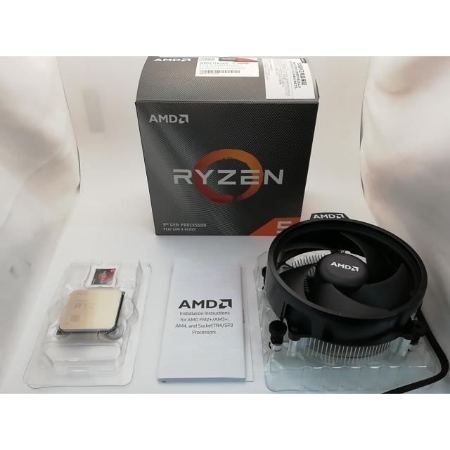 中古】AMD Ryzen 5 3600 (3.6GHz/TC:4.2GHz) BOX AM4/6C/12T/L3 32MB