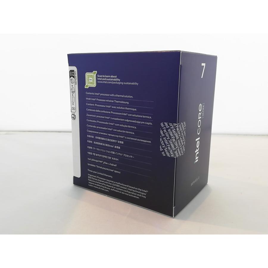 未使用】Intel Core Ultra 7 265F (2.4GHz) Box LGA1851/20C(P:8C/E