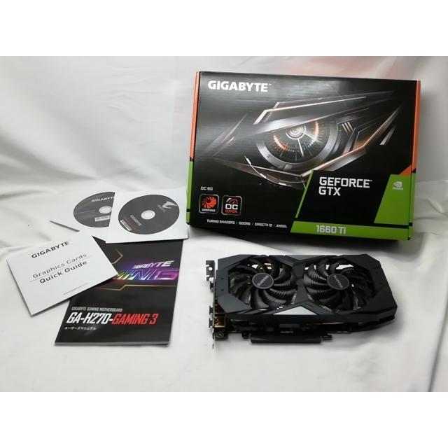 中古】GIGABYTE GeForce GTX 1660 Ti OC 6G(GV-N166TOC-6GD) GTX1660Ti