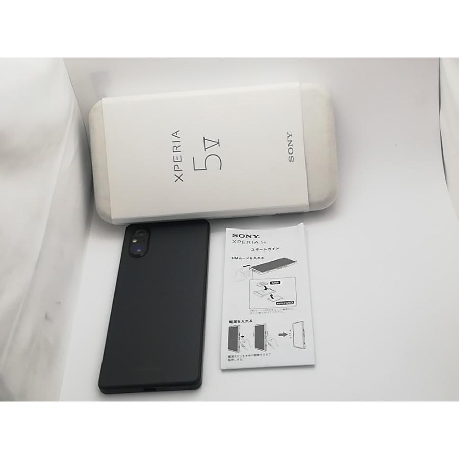 中古】SONY 国内版 【SIMフリー】 Xperia 5 V 8GB 256GB ブラック XQ