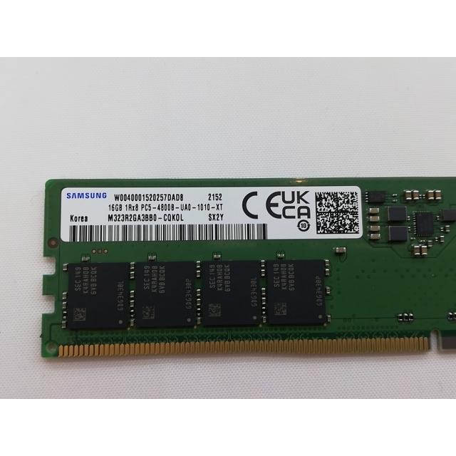 中古】DDR5 16GB 2枚組（合計32GB） DDR5-4800(PC5-38400