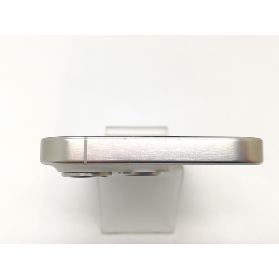 【中古】Apple 国内版 【SIMフリー】 iPhone 15 Pro 256GB ホワイトチタニウム MTUD3J/A【秋葉4号】保証期間１ヶ月【ランクC】の画像